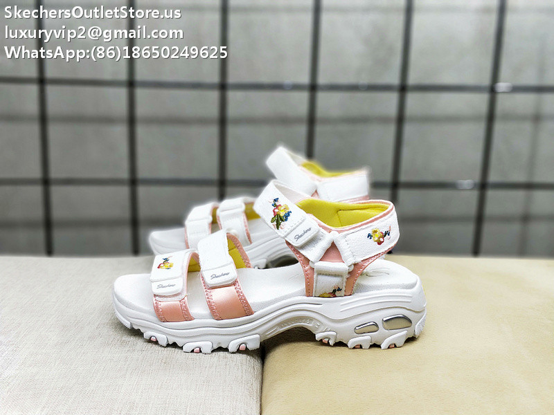 Skechers 2019SS Women Sandals 33200 Embroidery White 35-40